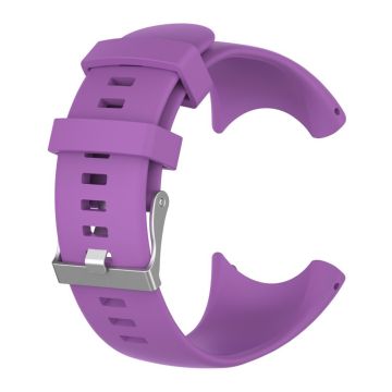 Suunto Core Alu Black metal buckle silicone watchband - Purple