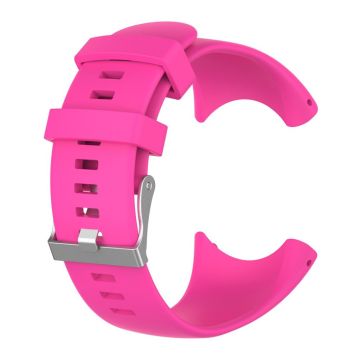 Suunto Core Alu Black metal buckle silicone watchband - Rose