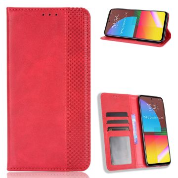 Bofink Vintage HTC Desire 21 Pro 5G leather case - Red