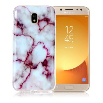 Samsung Galaxy J5 (2017) marble pattern jelly case - Rose