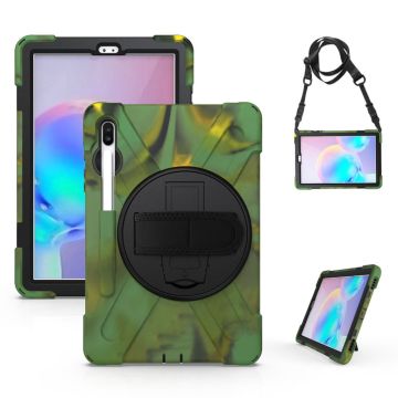 Samsung Galaxy Tab S6 X-Shape durable case - Camouflage