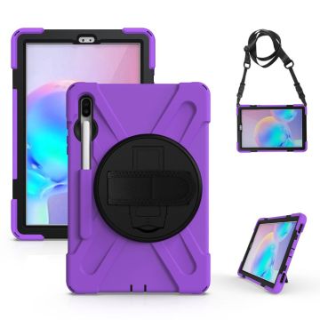 Samsung Galaxy Tab S6 X-Shape durable case - Purple