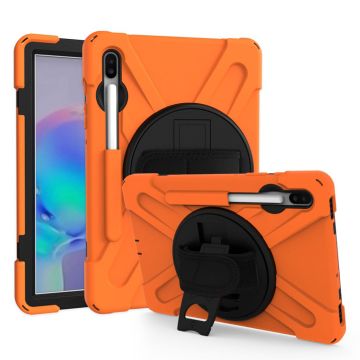 Samsung Galaxy Tab S6 X-Shape combo case - Orange