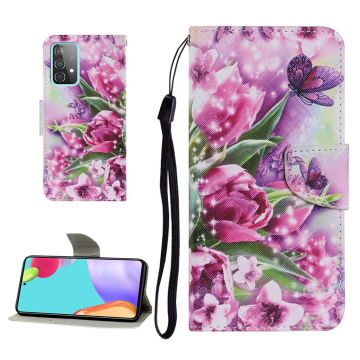 Wonderland Samsung Galaxy A52 5G flip case - Flower