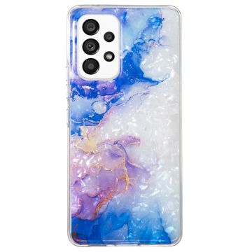 Marble Samsung Galaxy A52s 5G / A52 5G / A52 case - Sky Blue Purple Marble