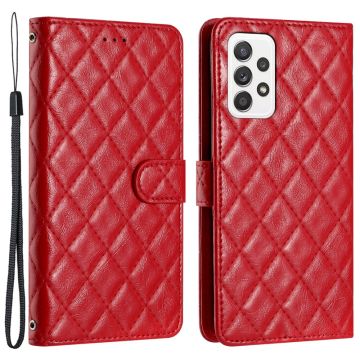 Functional rhombus wallet case for Samsung Galaxy A52s 5G / A52 5G / A52