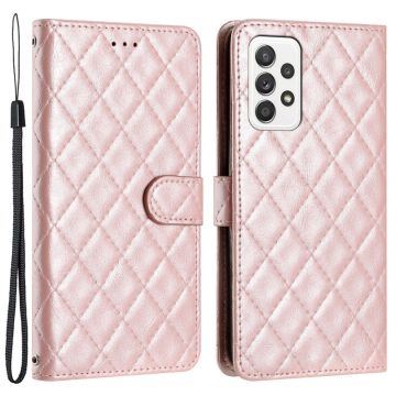 Functional rhombus wallet case for Samsung Galaxy A23 5G / A23