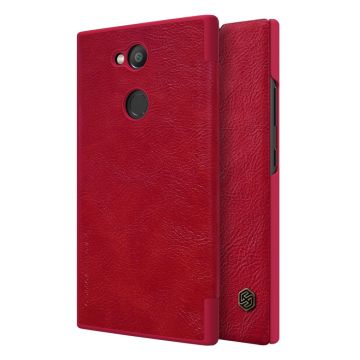 NILLKIN Qin Series Sony Xperia L2 leather flip case - Red