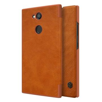 NILLKIN Qin Series Sony Xperia L2 leather flip case - Brown