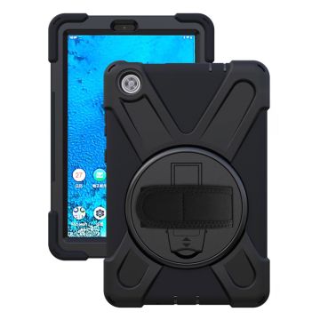 Lenovo Tab M8 (2nd Gen) FHD 360 swivel silicone case - Black