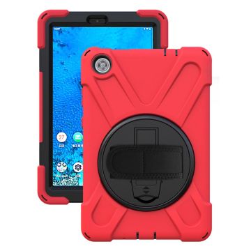 Lenovo Tab M8 (2nd Gen) FHD 360 swivel silicone case - Red