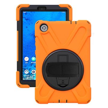 Lenovo Tab M8 (2nd Gen) FHD 360 swivel silicone case - Orange