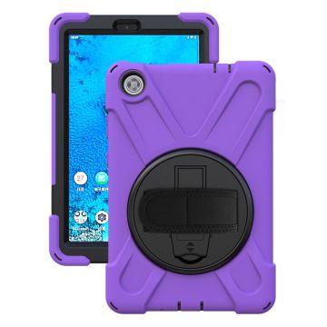 Lenovo Tab M8 (2nd Gen) FHD 360 swivel silicone case - Purple