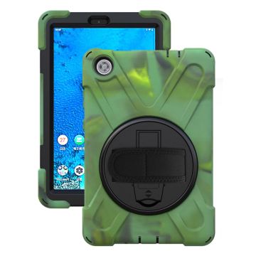 Lenovo Tab M8 (2nd Gen) FHD 360 swivel silicone case - Army Green