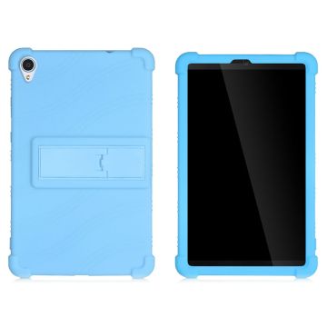 Lenovo Tab M8 (2nd Gen) FHD slide-out style kickstand silicone case - Baby Blue