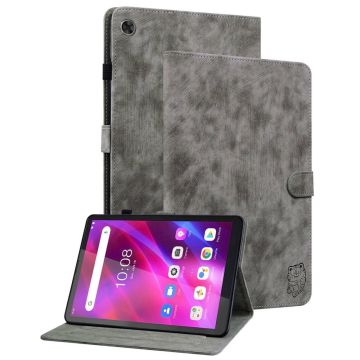 Lenovo Tab M7 (3rd Gen) pattern leather case - Grey