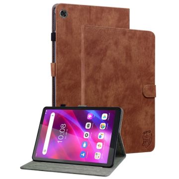 Lenovo Tab M7 (3rd Gen) pattern leather case - Brown