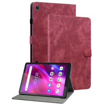 Lenovo Tab M7 (3rd Gen) pattern leather case - Red