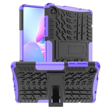 Tire pattern kickstand case for Lenovo Tab M8 (Gen 4) - Purple