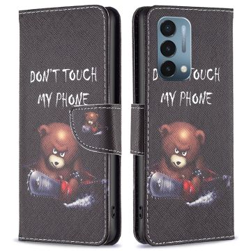 Wonderland OnePlus Nord N200 5G flip case - Bear