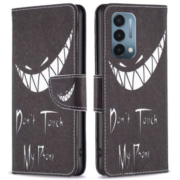 Wonderland OnePlus Nord N200 5G flip case - Don't Touch My Phone