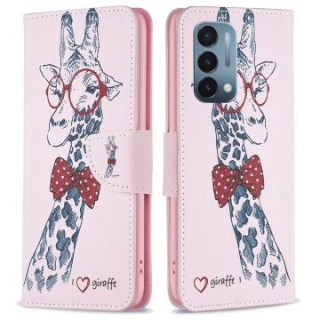 Wonderland OnePlus Nord N200 5G flip case - Giraffe