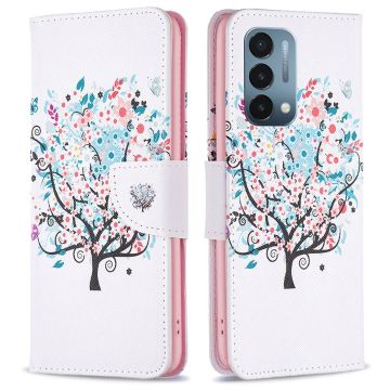 Wonderland OnePlus Nord N200 5G flip case - Flower Tree