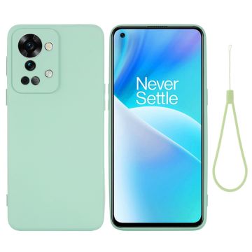 Matte liquid silicone cover for OnePlus Nord 2T - Green