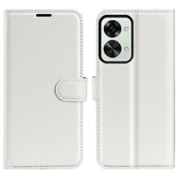 Classic OnePlus Nord 2T flip case - White