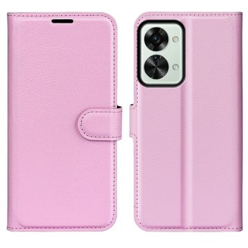 Classic OnePlus Nord 2T flip case - Pink