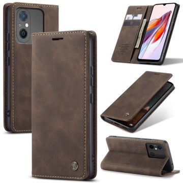 CaseMe Xiaomi Redmi 12C / 11A Vintage Case - Coffee