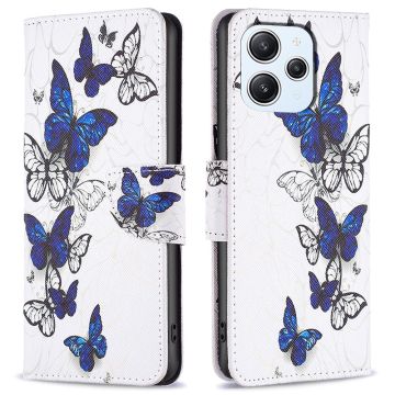 Wonderland Xiaomi Redmi 12 flip case - Butterflies