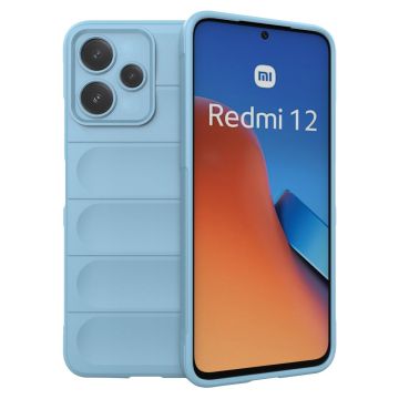 Soft gripformed cover for Xiaomi Redmi 12 5G / Poco M6 Pro 5G - Baby Blue