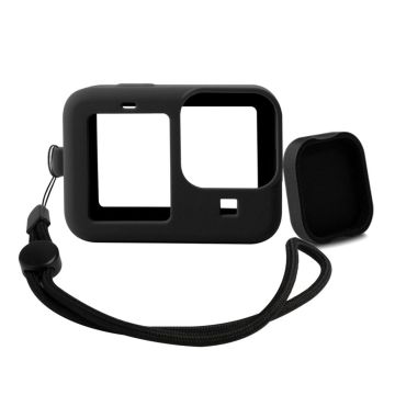 GoPro Hero 9 silicone case with lens cap - Black