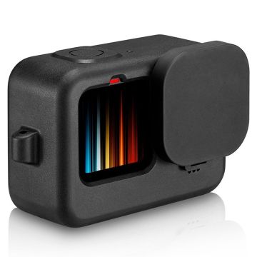 GoPro Hero 9 silicone cover with lens protector - Black