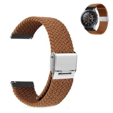 22mm Universal elastic nylon watch strap - Brown