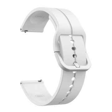 20mm Universal silicone strap - White