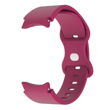 20mm Samsung Galaxy Watch 6 / 6 Pro / 5 / 4 silicone strap - Wine Red