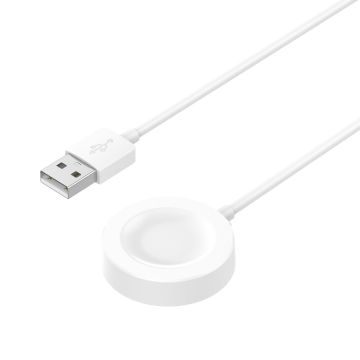 Integrated wireless charging cable for Huawei Watch - White