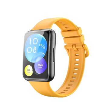 Huawei Watch Fit 2 silicone watch strap - Yellow