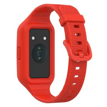 Huawei Band 8 / 7 / 6 silicone strap with cover - Red