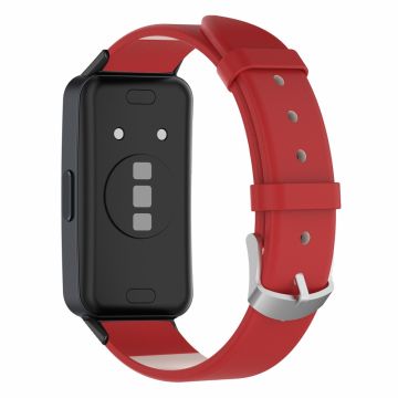 Huawei Band 8 Genuine leather strap - Red