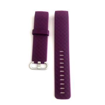 Fitbit Charge 3 soft watch strap - Dark Purple