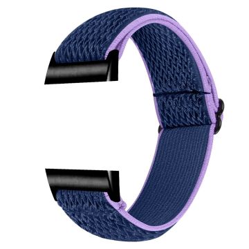 Fitbit Charge 4 / 3 elastic nylon strap - Purple / Blue