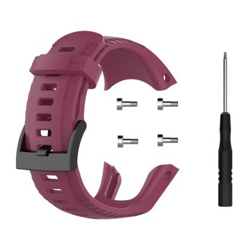 Suunto 5 classic silicone watch band - Wine Red