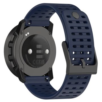 22mm silicone strap for Suunto watch - Midnight Blue