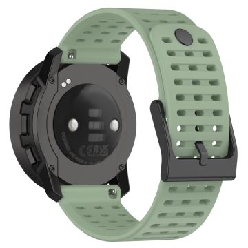 22mm silicone strap for Suunto watch - Light Green