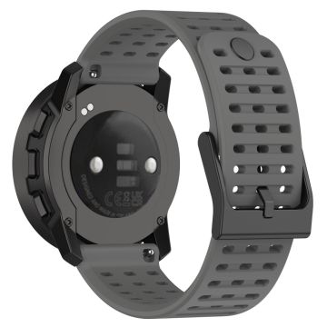 22mm silicone strap for Suunto watch - Grey