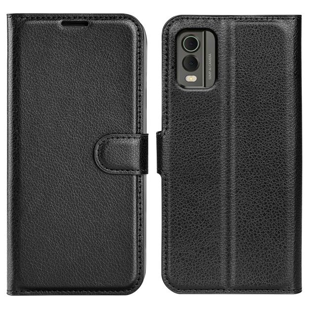 Classic Nokia C32 flip case - Black