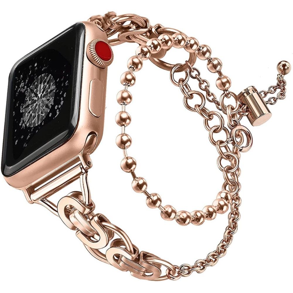 Metal rose gold apple watch cheap band